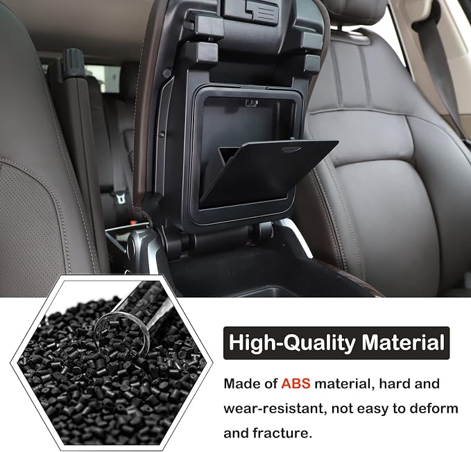 Car Armrest Hidden Storage Box Compatible with Land Rover Range Rover Executive 2018-2022Center Console Handrail Privacy Organizer Tray Armrest Storage Box Container Insert Pallet Manager Accessories