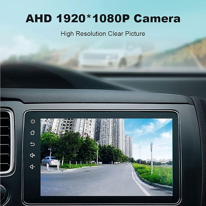 Vehicle Backup Camera CCD Compatible for BMW E82 E88 E84 E90 E91 E92 E93 3 5 Series X1 5 6 320i 335i Car Rear View AHD 1080P Camera Reverse Parking Fisheye Lens Waterproof Cam Car Trunk Handle Camera
