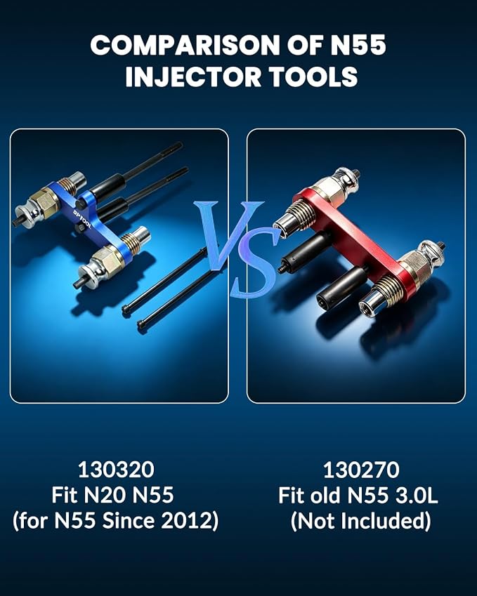DPTOOL Fuel Injector Install & Remove Tool For BMW N20 N55 Automotive Engine Timing Tool Kit Fuel Injector Puller Removal Installation Tool for n55 engine since 2012 Replace 130320