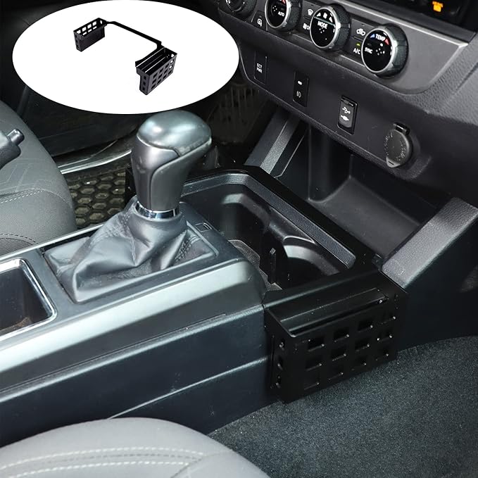 Hyorabyn for Toyota Tacoma 2016 2017 2018 2019 2020 2021 2022 2023 Car Center Storage Box Seat Phone Key Card Tray Glove Storage Box Organizer
