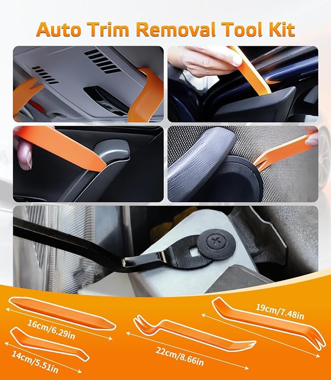 Paintless Dent Removal Kit for Cars - Dent Puller Kit with Premium Dent Lifter, Strong Adhesion Glue Sticks & Puller Tabs, Removable T-bar Puller, PDR Kit for & Auto Body Dent Repair