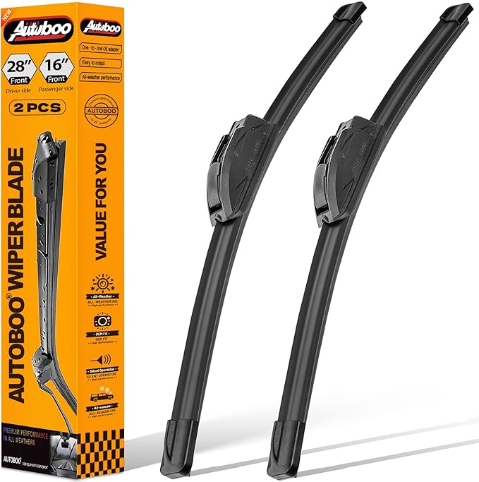AUTOBOO 28"+16" Windshield Wipers Replacement for Nissan Altima 2018-2013 Maxima 2019-2017 -Original Factory Quality (Pack of 2)