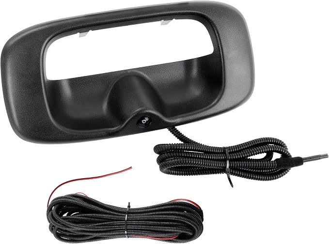Gledewen Tailgate Handle with Backup Camera, Pickups Reverse Rear View Backup Camera, Compatible with 1999-2007 Chevy Silverado GMC Sierra 1500 2500 3500, Replaces#15997911 15228539