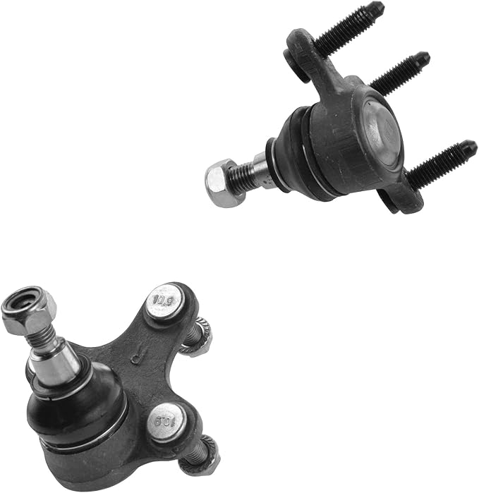 TRQ Front Lower Driver and Passenger Side Ball Joint Set Compatible with 06-13 Audi A3 06-13 A3 Quattro 15-18 Q3 15-18 Q3 Quattro 12-19 Volkswagen Beetle 15 e-Golf 07-16 Eos 10-14 Golf 12-13 Golf R