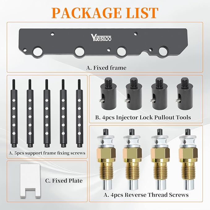 Fuel Injector Removal Install Tool Kit 2358417 2358022 Replacement, Compatible with BMW B36 B38 B48 B58 Engines, Injector Tool