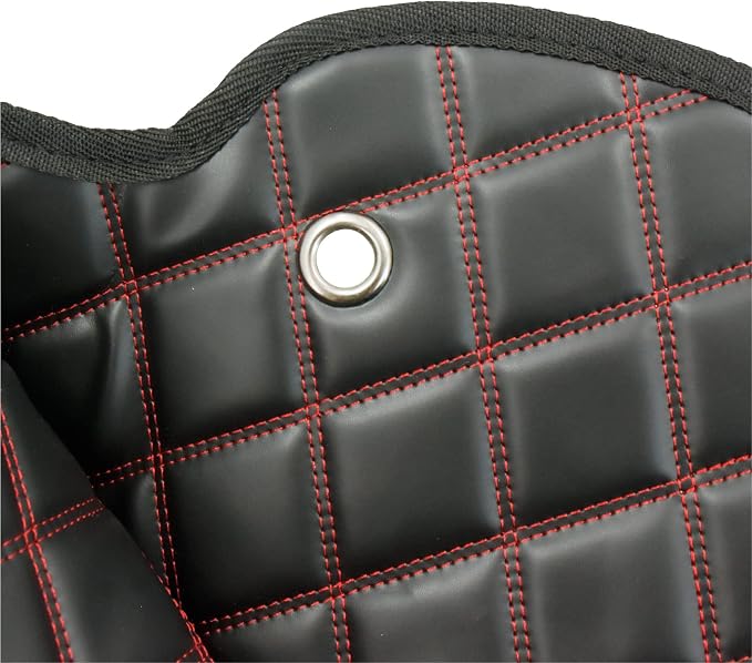 Saddlebag Liners Fit for Harley Touring 2014-2023 | 5-Inch Stretched Bag Inserts, Red Stitching, Fits Road King, Road Glide, Street Glide & Electra Glide Stretched Saddlebags