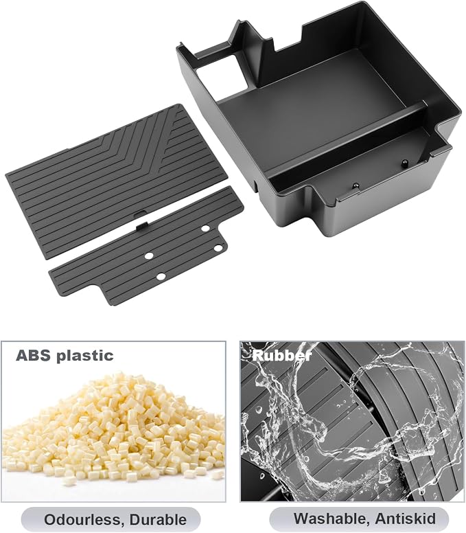 SKTU 2025 2026 RDX Center Console Organizer for 2025 2026 Acur a RDX (Base/Technology/A-Spec/Advance/A-Spec Advance) Console Tray Acur a RDX 2025 2026 Accessories ABS Durable Console Organizer