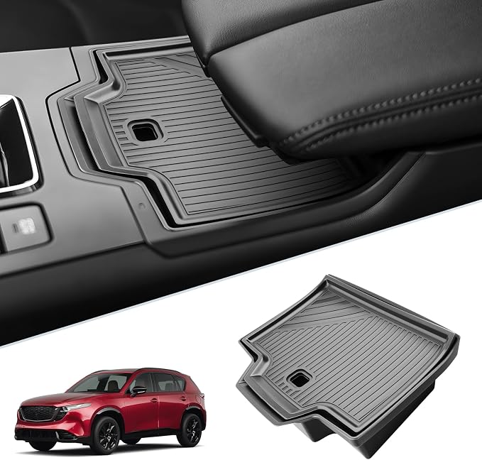 SKTU for 2026 Mazda CX-5 Wireless Charging Hidden Storage Box for 2026+ Mazda CX-5 Wireless Charging Storage Box Mazda CX5 2026 Accessories Hidden Storage Box-Durable