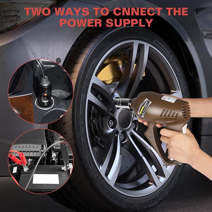 Electric Car Jack 3 Ton Scissor Jack, 12V Electric Portable CarJack, Electric CarJack Kit with Impact Wrench, Scissor Jack for Cars, Electric Floor HydraulicJack for Lifting Cars
