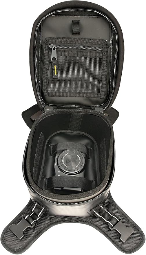 Nelson Rigg Waterproof Hurricane Dual Sport/Enduro Tank Bag, Black/Grey