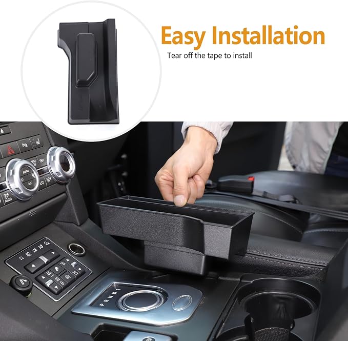 Center Consoles Storage Box Organizer Tray Compatible with 2013-2016 Land Rover Discovery 4 ABS Armrest Front Organizer Storage Box Tray Center Center Storage Box Organizer Tray