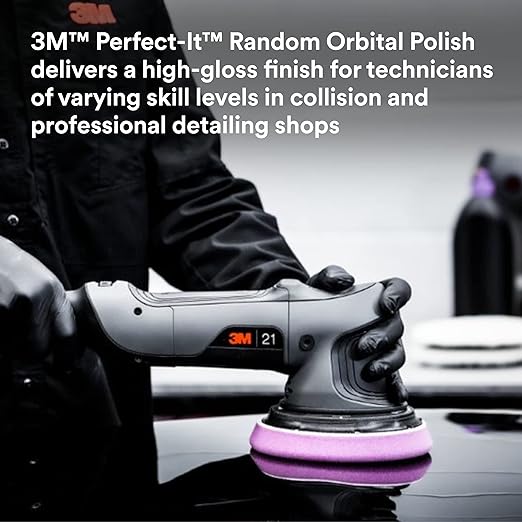 3M Perfect-It Random Orbital Polish, 34134, 1 Quart, Fast Cutting Polisher for Automotive Buffing & Polishing, High-Gloss Finish