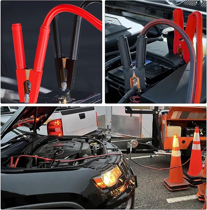 Nilight Jumper Cables for Car Battery 0 Gauge 20 FT Booster Cable Heavy Duty 1000 A CCA with Carrying Bag Jump Start Emergency Kit Pickup Truck RV Vans SUV