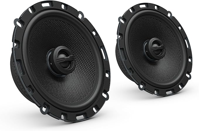 AudioControl Altitude Series 6.5" Coaxial Car Speakers Set (Pair), 100W RMS, 4 Ohms, Easy Installation, Low Profile Shallow Mount, Full-Range Rear or Front Door Speakers for Truck or Car Audio System