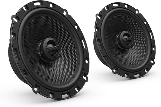 AudioControl Altitude Series 6.5" Coaxial Car Speakers Set (Pair), 100W RMS, 4 Ohms, Easy Installation, Low Profile Shallow Mount, Full-Range Rear or Front Door Speakers for Truck or Car Audio System