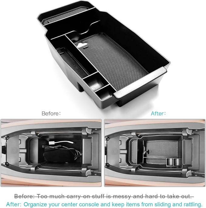 CDEFG 6Pcs for 2023-2026 Mazda CX-50 Center Console Organizer Door Handle | for 2023 2024 2025 2026 Mazda CX-50 Hybrid Accessories Middle Console Storage Box & Door Handle Pockets