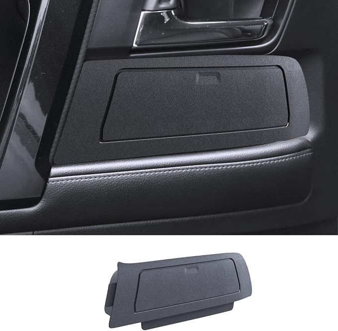 for 2010-2024 Center Console T oyota 4Runner 2PCS Door Built-in Hidden Storage Box Pop-Up Lid Door Side Organizer, Side Door Storage Box Glove Organizer Tray Door Handle Storage ABS Material