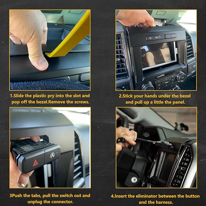 Auto Start Stop Eliminator for 2015-2020 Ford F-150, Engine Start-Stop System Bypass, Automatic Stop-Start Canceller, Auto Shutoff Cable Harness