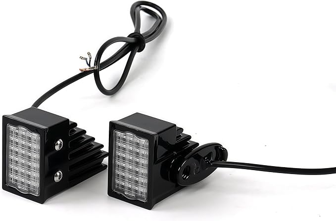 Dual-Intensity LED Rear Light for Harley Softail 2018-2025 Ultra-Bright Amber Running Turn Signal Lamps with Smoked Lens 1:1 Plug-and-Play Upgrades for Low Rider S Street Bob Breakout