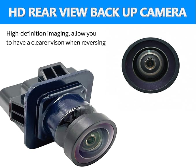 Rear View Back Up Camera Reverse Park Assist Camera Compatible with Ford F250 F350 F450 F550 Super Duty 2013-2014 Replaces EC3Z-19G490-A