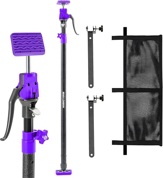 Adjustable Cargo Bar, Truck Bed Divider from 40 to 78.7 in with 200LB Bearing Capacity, Cargo Bar for Pickup, Truck Bed Organizer Cargo Bars for SUV, Trailer, Van, Come with 2 Divider, 1 Cargo Net