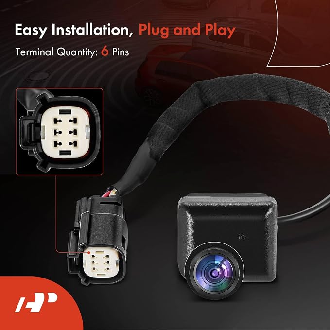 A-Premium Rear View Back Up Park Assist Camera - Compatible with Ford, Mercury Vehicles - Escape 2010 2011 2012, Mariner 2010 2011 - Replace# AL8Z19G490A, AL8Z-19G490-A, FO1960105