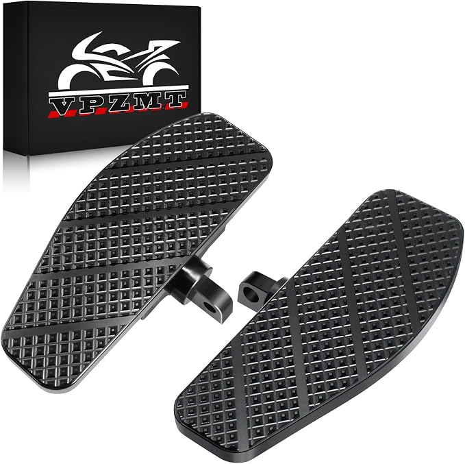 Mini Rider's Footpegs Floorboards Pedal for Harley Softail Standard, Low Rider, Street Bob, Fat Bob, Dyna, FX 1984-2017, For 10mm Universality Road king, Road glide, Electra glide, Street glide