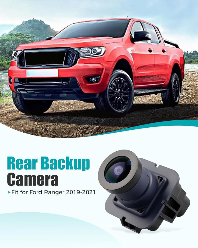 KB3Z-19G490-B Rear Backup Camera Fit for Ford Ranger 2019 2020 2021 2022 2023 Parking Assist Rear View Camera Replace KB3Z19G490B