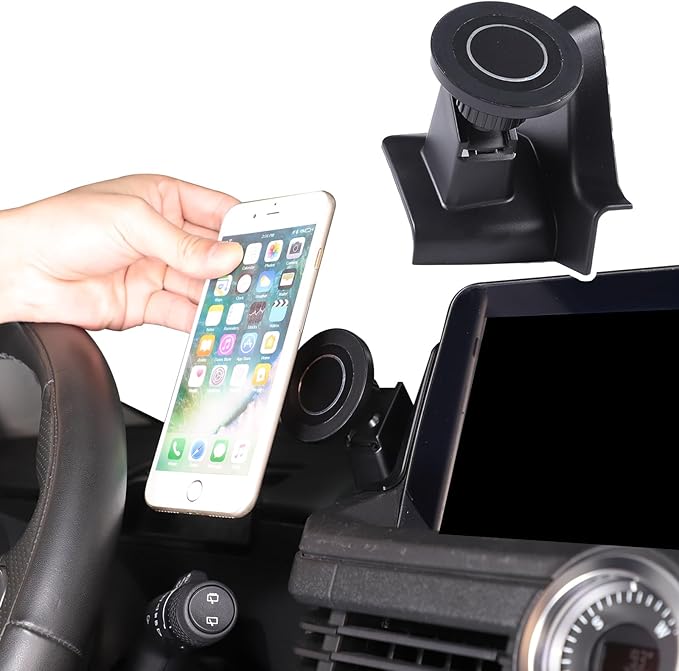 Car Mobile Phone Holder The Navigation Screen Compatible with Ineos Grenadier 2020-2026 Adjustable 360° Central Control Phone Holder Accessories (Left,Style E)