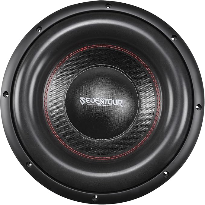 Seventour 12" 1400W Max Power Dual 4 Ohm Car Subwoofer,Dual Voice Coil High-Strength Dual Magnets,Foam Surround for Vehicle Stereo Sound System (12" - Dual 4 Ohm)