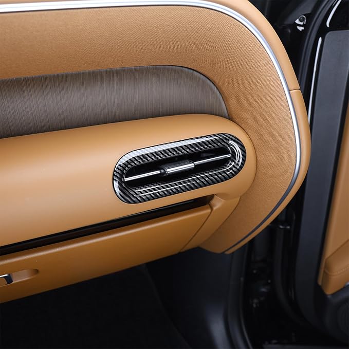 Compatible with Hyundai Palisade 2026 Accessories 2pcs ABS Car Interi or Upper Air Vent Outlet Cover Trim (Carbon Fiber Pattern)