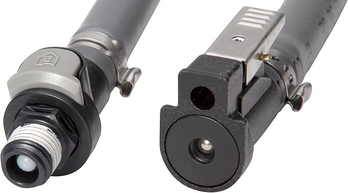 Attwood Johnson/Evinrude Marine Fuel Line Kit, EPA Compliant, 6 Feet Long, 3/8-Inch Diameter Hose with Tank & Engine Fittings, includes Sprayless Connectors (Tank-side Fitting), Primer Bulb, 93806EUS7
