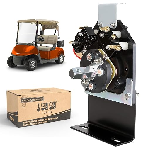 10L0L 26326G01 Golf Cart Forward Reverse Switch Assembly for EZGO Marathon 1983-1986 Years 2 Cycle Gas Models, Electric 1977-1985 Models, F&R Switch Replace OEM# 26326-G01