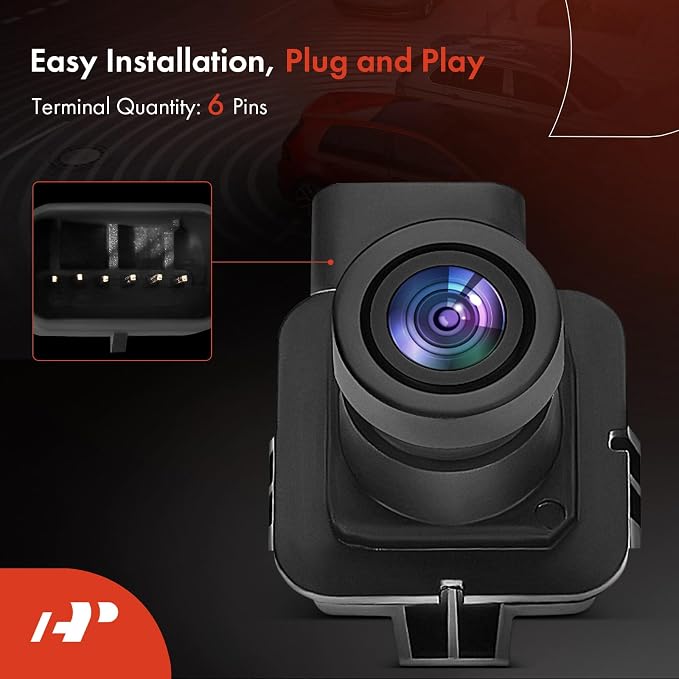 A-Premium Rear View Backup Camera C.A.P.A. Compliant Compatible with Ford | Parking Camera for Flex 2013-2019 - Replace# FO1960127C, DA8Z19G490-C, EA8Z19G490A, GA8Z19G490A