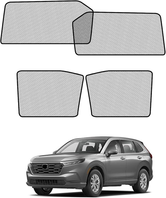Car Window Shades for Honda-CRV(2023-2025),4 Pack Car Window Cover for Baby Sun Shade Blocker Breathable Mesh,Reduce UV Rays & Heat Insulation Privacy Protection for Camping, Travel, Sleep