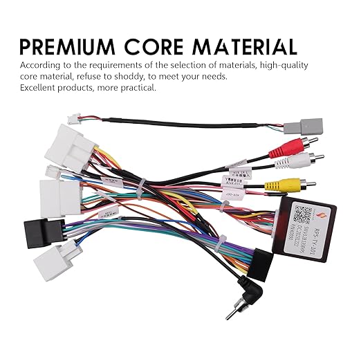 16PIN Car Radio Wiring Harness for Toyota Camry Sienna Corolla Avalon Tacoma 2018+ RAV4 2020, Aftermarket Stereo Wire Harness with CANBUS Adapter Support JBL, Backup Camera, SWC
