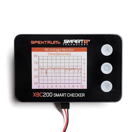 Spektrum Accessories XBC200 Smart Battery Checker & Servo Tester SPMXBC200 RC Sport Airplanes