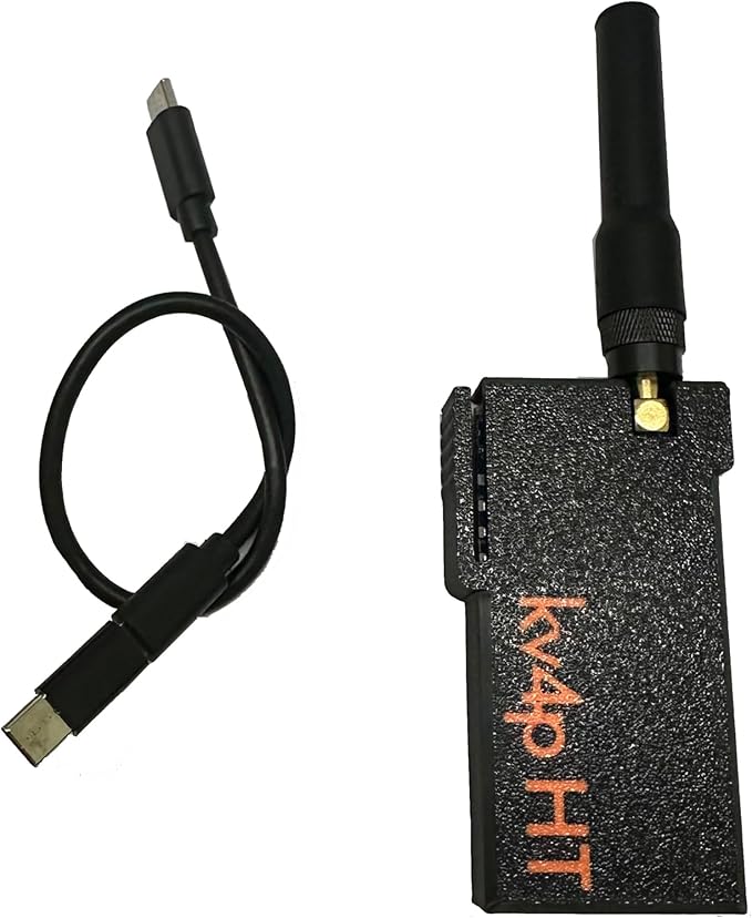 KV4P-HT Version 2.0 with SA818 RF Module pre-Installed Turn Android Phone into a Modern ham Radio transceiver Assembled with 3D Print case 2.0e Latest Version (2.0e-UHF)