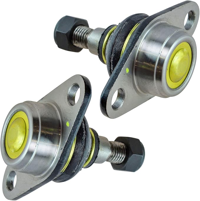 TRQ Front Lower Driver and Passenger Side Ball Joint Set Compatible with 2007-2008 Mini Cooper Convertible 2002-2006 Cooper