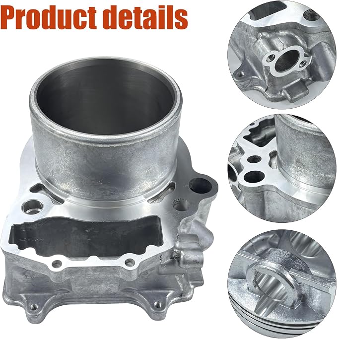96.6mm Bore Engine Rebuild Kit Cylinder Piston Gasket Top End Kit Compatible with Polaris Sportsman 550 XP X2 EPS 2009-2014 3090173 3090202