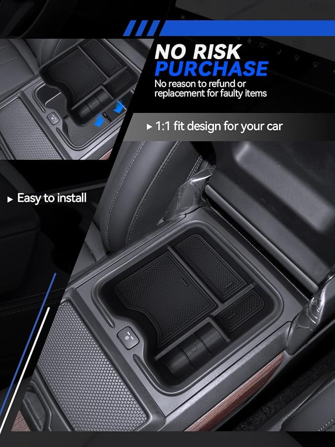 for Range Rover Center Console Organizer 2023 2024 2025 2026 Land Rover Range Rover Sport/Range Rover Accessories Armrest Tray Middle Storage Box (with Refrigerator)