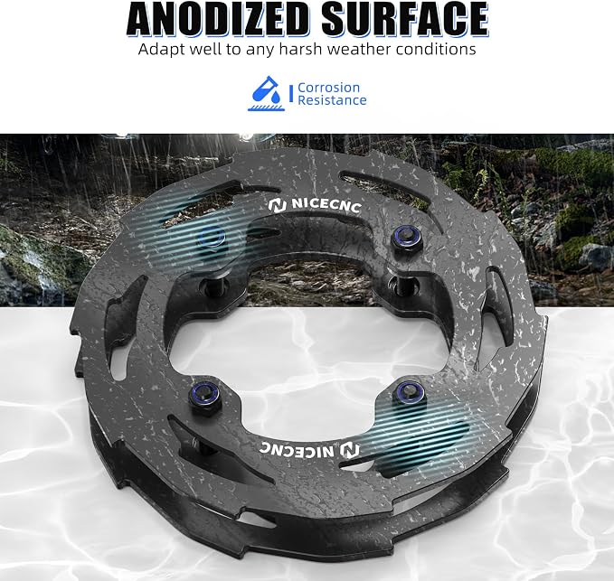 NICECNC Sprocket Guard Chain Cover Protector Compatible with Yamaha YFZ450R 2009 2010 2011 2012 2013-2023, YFZ450R SE 2009-2019 2020 2021 2022 2023, See Fitments Black