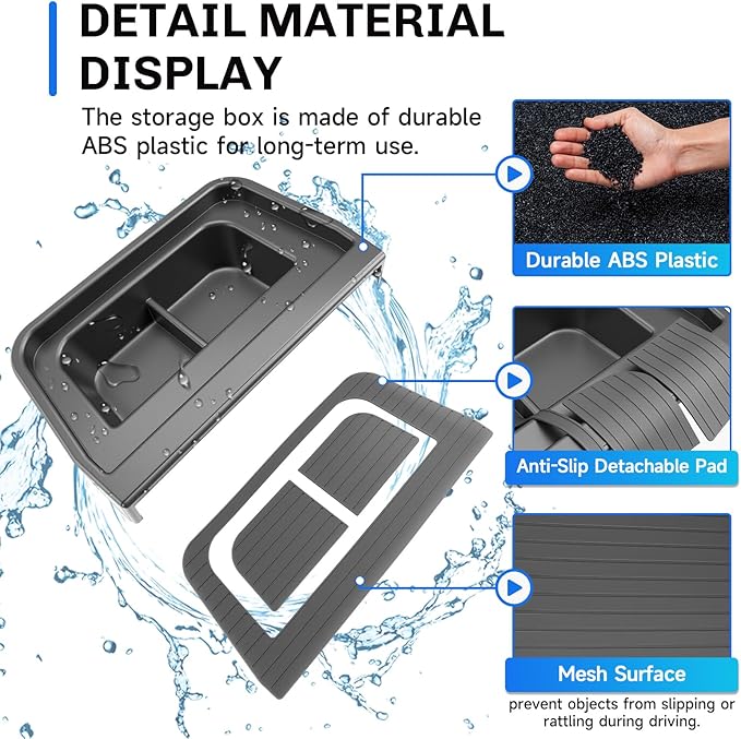 SXCY for 2025 2026 Ford Maverick Dashboard Organizer Tray for 2025 2026 Ford Maverick Accessories Screen Back Tray 2025 2026 Maverick Behind Dash Console Organizer Tray