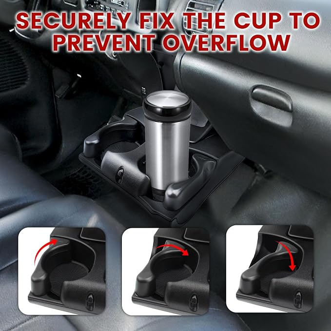 Plastic Dash Cup Holder Instrument Panel Replacement for Dodge Ram 1500 1998-2001 2500 3500 1998-2002 5FR421AZAE, 5FR421AZ