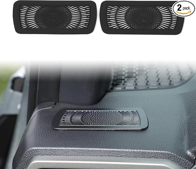 Daeiclru Center Console Dashboard Air Vent Grill Panel Cover Compatible with Toyota Tacoma 2024 2025, Air Outlet Anti-Blocking Trim Dashboard Grille Cover 4th Gen Tacoma Accessories (Side)