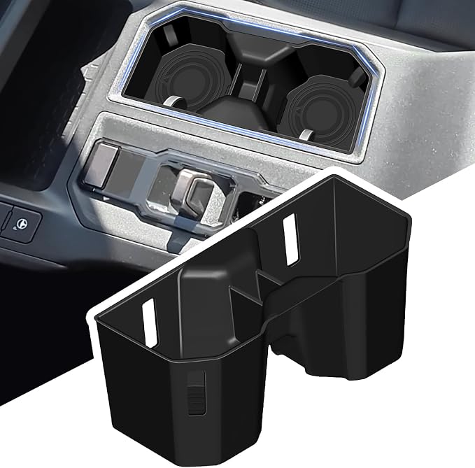 Cup Holder Inserts for RAV4 2026 Accessories Non‑Slip Silicone Center Console Cup Holder Liner Anti‑Spill & Anti‑Scratch Interior Protector for RAV4 2026