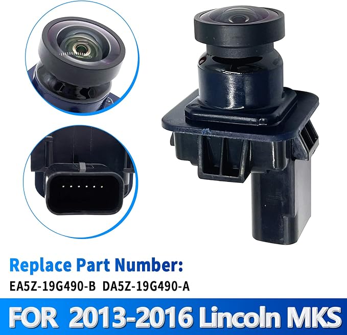 Rear View Back Up Camera Compatible with Lincoln MKS 2013 2014 2015 2016 Reverse Park Assist Camera Replaces EA5T-19G490-AA EA5T19G490AA EA5Z-19G490-B DA5Z-19G490-A