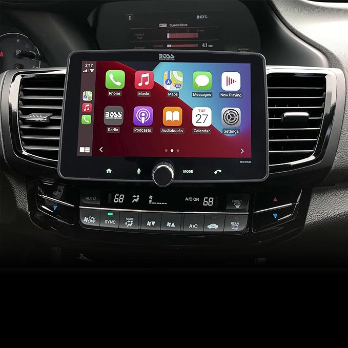 Scosche HA1717B Compatible with 2013-17 Honda Accord ISO Double DIN & DIN+Pocket Dash Kit Black