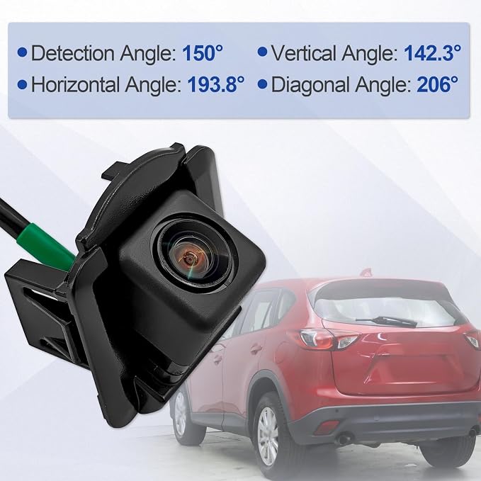 K015-67-RC0A Rear Back Up Camera Compatible with Mazda CX-5 2013 2014 2015 2016 Rear Side View Backup Park Assist Camera Replacement# MA1960108 K01567RC0A KD33-67-RC0 KD3367RC0B KD3367RC0C