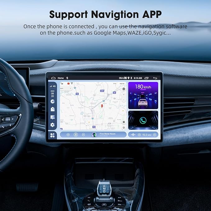 Wireless CarPlay Adapter for Apple iPhone, Multi-User Seamless Connection Mini Plug and Play CarPlay Adapter for Cars from 2015 and iPhone iOS 10+ / Android 11+ to Screen w/USB C (Gray)